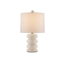 Currey & Company 20.5" Girault White Table Lamp 