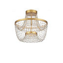Currey & Company 20.5" x 22" Mademoiselle 2-Light Semi-Flush Mount 2