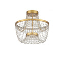 Currey & Company 20.5" x 22" Mademoiselle 2-Light Semi-Flush Mount 3