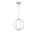 Currey & Company 20" Arietta White Orb 4-Light Mother of Pearl Chandelier 5
