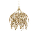 Currey & Company 20" Maypan 6-Light Coco Shell Pendant 3