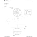 Currey & Company 20" Panopolis White 1-Light Iron Pendant 6