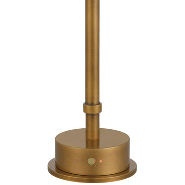 Currey & Company 20" Paseo Brass Cordless Table Lamp 2