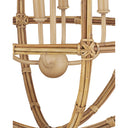 Currey & Company 21.25" Charrette 4-Light Rattan Lantern 1