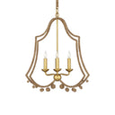 Currey & Company 22.25" Nimes 4-Light Lampakanay Rope Chandelier 2