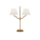Currey & Company 22.25" Sirocco 2-Light Desk Lamp 