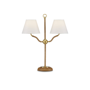 Currey & Company 22.25" Sirocco 2-Light Desk Lamp 