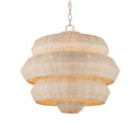 Currey & Company 22.5" Antibes Small White 3-Light Chandelier 2