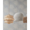Currey & Company 22.5" Antibes Small White 3-Light Chandelier 6