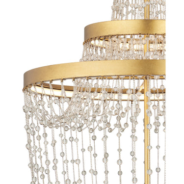 Currey & Company 22" Mademoiselle Medium 3-Light Chandelier 1