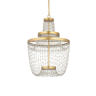 Currey & Company 22" Mademoiselle Medium 3-Light Chandelier 5