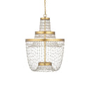 Currey & Company 22" Mademoiselle Medium 3-Light Chandelier 