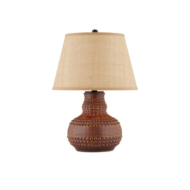 Currey & Company 23.25" Atamo Brown Table Lamp 3