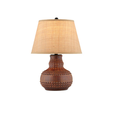 Currey & Company 23.25" Atamo Brown Table Lamp 