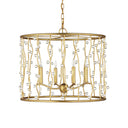 Currey & Company 23.5" Adagio 4-Light Crystal Chandelier 3