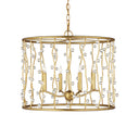 Currey & Company 23.5" Adagio 4-Light Crystal Chandelier 