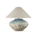 Currey & Company 23" Catania Antique Blue Drip Table Lamp 4