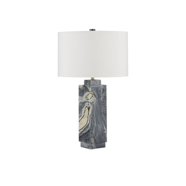 Currey & Company 24" Ashlar Marble Table Lamp 4