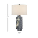 Currey & Company 24" Ashlar Marble Table Lamp 5
