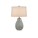 Currey & Company 24" Fidella Black White Table Lamp 