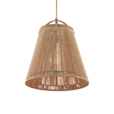 Currey & Company 24" Parnell Medium White 1-Light Pendant 10