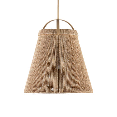 Currey & Company 24" Parnell Medium White 1-Light Pendant 11