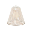 Currey & Company 24" Parnell Medium White 1-Light Pendant 2