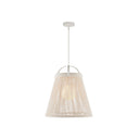 Currey & Company 24" Parnell Medium White 1-Light Pendant 5