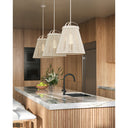 Currey & Company 24" Parnell Medium White 1-Light Pendant 6