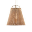 Currey & Company 24" Parnell Medium White 1-Light Pendant 8