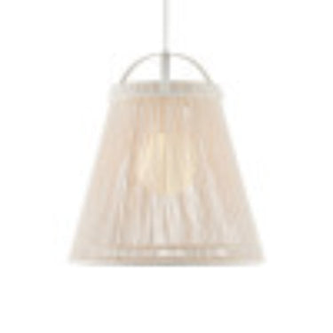 Currey & Company 24" Parnell Medium White 1-Light Pendant 