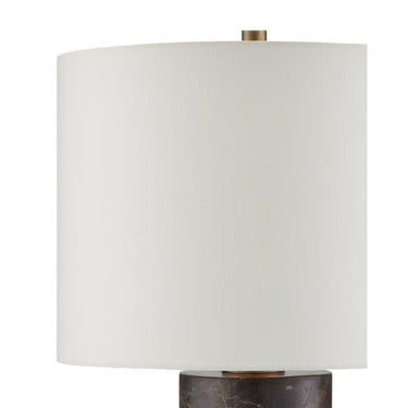 Currey & Company 25.0" Vespera Brown Marble Table Lamp 2