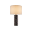 Currey & Company 25.0" Vespera Brown Marble Table Lamp 