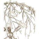 Currey & Company 25.5" Shinju Pearl Orb 6-Light Chandelier 2