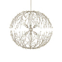 Currey & Company 25.5" Shinju Pearl Orb 6-Light Chandelier 3