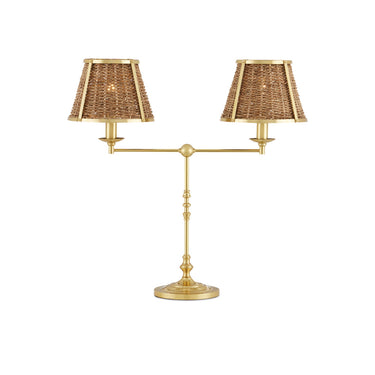 Currey & Company 25" Deauville 2-Light Desk Lamp 