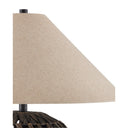 Currey & Company 26.0" Casimer Black Water Hyacinth Table Lamp 2