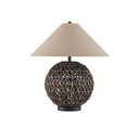 Currey & Company 26.0" Casimer Black Water Hyacinth Table Lamp 3