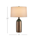 Currey & Company 26.0" Cuprum Ceramic Green and Copper Table Lamp 6