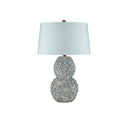 Currey & Company 26.0" Jessamine Blue Ceramic Table Lamp 3