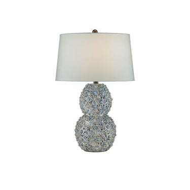 Currey & Company 26.0" Jessamine Blue Ceramic Table Lamp 