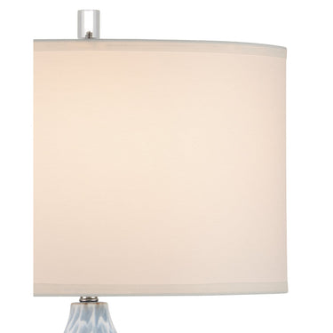 Currey & Company 26.25" Tinney Blue Table Lamp 3