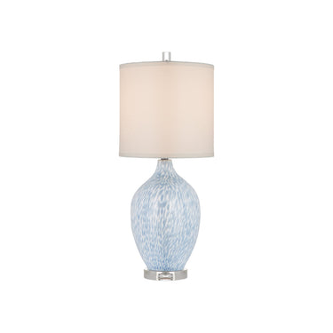 Currey & Company 26.25" Tinney Blue Table Lamp 4