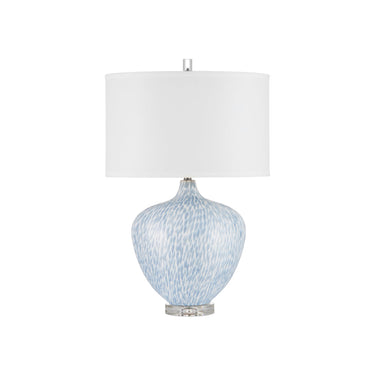 Currey & Company 26.25" Tinney Blue Table Lamp 5