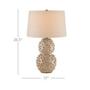 Currey & Company 26.5" Barnacle Ivory Table Lamp 4