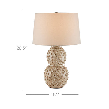Currey & Company 26.5" Barnacle Ivory Table Lamp 4