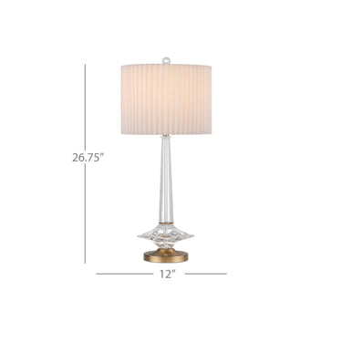 Currey & Company 26.75" Anton Crystal Table Lamp 4