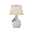 Currey & Company 26" Attar White Table Lamp 3