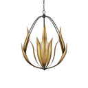 Currey & Company 26" Endymion 1-Light Glass Chandelier 4
