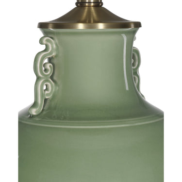 Currey & Company 27.25" Londonderry Green Table Lamp 1
